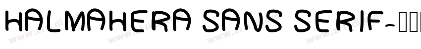 HALMAHERA SANS SERIF字体转换